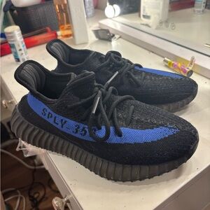 Kids Black and Blue Sneakers